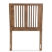 Baxton Studio Harena Modern and Contemporary Transitional Ash Walnut Finished Wood Twin Size Headboard - BSOMG9751-Ash Walnut-HB-Twin