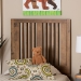 Baxton Studio Harena Modern and Contemporary Transitional Ash Walnut Finished Wood Twin Size Headboard - BSOMG9751-Ash Walnut-HB-Twin