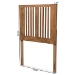 Baxton Studio Harena Modern and Contemporary Transitional Ash Walnut Finished Wood Twin Size Headboard - BSOMG9751-Ash Walnut-HB-Twin