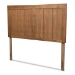 Baxton Studio Patwin Modern and Contemporary Transitional Ash Walnut Finished Wood King Size Headboard