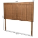 Baxton Studio Patwin Modern and Contemporary Transitional Ash Walnut Finished Wood King Size Headboard - BSOMG9752-Ash Walnut-HB-King