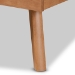Baxton Studio Galvin Modern and Contemporary Brown Finished Wood Full Size Platform Bed - BSOSW8219-Rustic Brown-Full