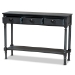 Baxton Studio Garvey French Provincial Grey Finished Wood 3-Drawer Entryway Console Table - BSOJY20A373-Grey-Console