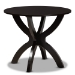 Baxton Studio Anila Modern and Contemporary Dark Brown Finished Wood 5-Piece Dining Set - BSOAnila-Dark Brown-5PC Dining Set