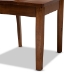 Baxton Studio Nicolette Modern and Contemporary Walnut Brown Finished Wood 2-Piece Dining Chair Set - BSORH340C-Walnut Wood Scoop Seat-DC-2PK