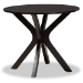 Baxton Studio Miela Modern and Contemporary Two-Tone Dark Brown and Walnut Brown Finished Wood 5-Piece Dining Set - BSOMiela-Dark Brown/Walnut-5PC Dining Set