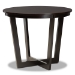 Baxton Studio Brava Modern and Contemporary Two-Tone Dark Brown and Walnut Brown Finished Wood 5-Piece Dining Set - BSOBrava-Dark Brown/Walnut-5PC Dining Set