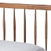 Baxton Studio Sora Mid-Century Modern Ash Walnut Finished Wood Twin Size Platform Bed - BSOSora-Ash Walnut-Twin