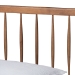 Baxton Studio Toru Mid-Century Modern Ash Walnut Finished Wood Twin Size Platform Bed - BSOToru-Ash Walnut-Twin
