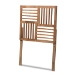 Baxton Studio Kaila Modern and Contemporary Walnut Brown Finished Wood 5-Piece Dining Set