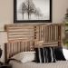 Baxton Studio Adler Modern and Contemporary Transitional Ash Walnut Finished Wood King Size Headboard - BSOMG9747-Ash Walnut-HB-King