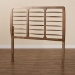 Baxton Studio Carolyn Mid-Century Modern Ash Walnut Finished Wood Full Size Headboard - BSOMG9749-Ash Walnut-HB-Full
