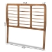 Baxton Studio Carolyn Mid-Century Modern Ash Walnut Finished Wood Full Size Headboard - BSOMG9749-Ash Walnut-HB-Full