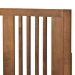 Baxton Studio Takeo Mid-Century Modern Transitional Ash Walnut Finished Wood Twin Size Platform Bed - BSOTakeo-Ash Walnut-Twin