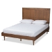 Baxton Studio Patwin Modern and Contemporary Transitional Ash Walnut Finished Wood King Size Headboard