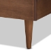 Baxton Studio Nicola Mid-Century Modern Transitional Ash Walnut Finished Wood King Size Platform Bed - BSONicola-Ash Walnut-King