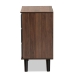 Baxton Studio Roldan Modern and Contemporary Two-Tone Walnut and Grey Finished Wood 3-Drawer Bedroom Chest - BSOCH8003-Walnut/Grey-3DW Chest