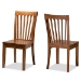 Baxton Studio Nicolette Modern and Contemporary Grey Fabric Upholstered and Walnut Brown Finished Wood 5-Piece Pub Set