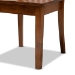 Baxton Studio Minette Modern and Contemporary Transitional Walnut Brown Finished Wood 2-Piece Dining Chair Set - BSORH319C-Walnut Wood Scoop Seat-DC-2PK