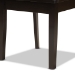 Baxton Studio Caron Modern and Contemporary Transitional Dark Brown Finished Wood 2-Piece Dining Chair Set - BSORH317C-Dark Brown Wood Flat Seat-DC-2PK