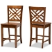 Baxton Studio Rava Modern and Contemporary Walnut Brown Finished Wood 5-Piece Dining Set