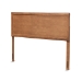 Baxton Studio Alan Modern and Contemporary Transitional Ash Walnut Finished Wood Queen Size Headboard