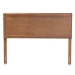 Baxton Studio Alan Modern and Contemporary Transitional Ash Walnut Finished Wood Queen Size Headboard - BSOMG9726-Ash Walnut-HB-Queen