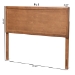 Baxton Studio Alan Modern and Contemporary Transitional Ash Walnut Finished Wood Queen Size Headboard - BSOMG9726-Ash Walnut-HB-Queen