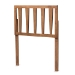 Baxton Studio Duncan Modern and Contemporary Ash Walnut Finished Wood Twin Size Headboard