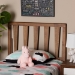 Baxton Studio Duncan Modern and Contemporary Ash Walnut Finished Wood Twin Size Headboard - BSOMG9728-Ash Walnut-HB-Twin