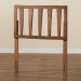 Baxton Studio Duncan Modern and Contemporary Ash Walnut Finished Wood Twin Size Headboard - BSOMG9728-Ash Walnut-HB-Twin