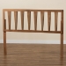 Baxton Studio Duncan Modern and Contemporary Ash Walnut Finished Wood Full Size Headboard - BSOMG9728-Ash Walnut-HB-Full