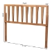 Baxton Studio Duncan Modern and Contemporary Ash Walnut Finished Wood Full Size Headboard - BSOMG9728-Ash Walnut-HB-Full