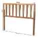Baxton Studio Duncan Modern and Contemporary Ash Walnut Finished Wood Full Size Headboard - BSOMG9728-Ash Walnut-HB-Full
