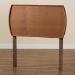 Baxton Studio Laurien Mid-Century Modern Ash Walnut Finished Wood Twin Size Headboard - BSOMG9754-Ash Walnut-HB-Twin