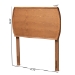 Baxton Studio Laurien Mid-Century Modern Ash Walnut Finished Wood Twin Size Headboard - BSOMG9754-Ash Walnut-HB-Twin