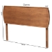 Baxton Studio Laurien Mid-Century Modern Ash Walnut Finished Wood Queen Size Headboard - BSOMG9754-Ash Walnut-HB-Queen