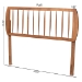Baxton Studio Norman Modern and Contemporary Transitional Ash Walnut Finished Wood Full Size Headboard - BSOMG9737-Ash Walnut-HB-Full