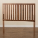 Baxton Studio Oren Modern and Transitional Ash Walnut Finished Wood King Size Headboard - BSOMG9744-Ash Walnut-HB-King