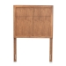 Baxton Studio Monroe Modern Transitional and Rustic Ash Walnut Finished Wood Twin Size Headboard - BSOMG9746-Ash Walnut-HB-Twin