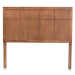 Baxton Studio Monroe Modern Transitional and Rustic Ash Walnut Finished Wood Queen Size Headboard - BSOMG9746-Ash Walnut-HB-Queen