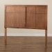 Baxton Studio Monroe Modern Transitional and Rustic Ash Walnut Finished Wood Queen Size Headboard - BSOMG9746-Ash Walnut-HB-Queen