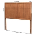 Baxton Studio Monroe Modern Transitional and Rustic Ash Walnut Finished Wood Queen Size Headboard - BSOMG9746-Ash Walnut-HB-Queen