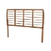 Baxton Studio Carolyn Mid-Century Modern Ash Walnut Finished Wood King Size Headboard