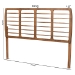 Baxton Studio Carolyn Mid-Century Modern Ash Walnut Finished Wood King Size Headboard - BSOMG9749-Ash Walnut-HB-King