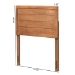 Baxton Studio Seren Mid-Century Modern Walnut Brown Finished Wood Twin Size Headboard - BSOMG97093-Ash Walnut-HB-Twin