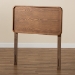 Baxton Studio Mailene Mid-Century Modern Walnut Brown Finished Wood Twin Size Headboard - BSOMG3000P-Ash Walnut-HB-Twin