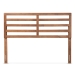 Baxton Studio Akemi Modern and Contemporary Ash Walnut Finished Wood Full Size Headboard - BSOMG9729-Ash Walnut-HB-Full