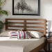 Baxton Studio Akemi Modern and Contemporary Ash Walnut Finished Wood Full Size Headboard - BSOMG9729-Ash Walnut-HB-Full