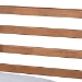 Baxton Studio Shiro Mid-Century Modern Ash Walnut Finished Wood Queen Size Platform Bed - BSOShiro-Ash Walnut-Queen